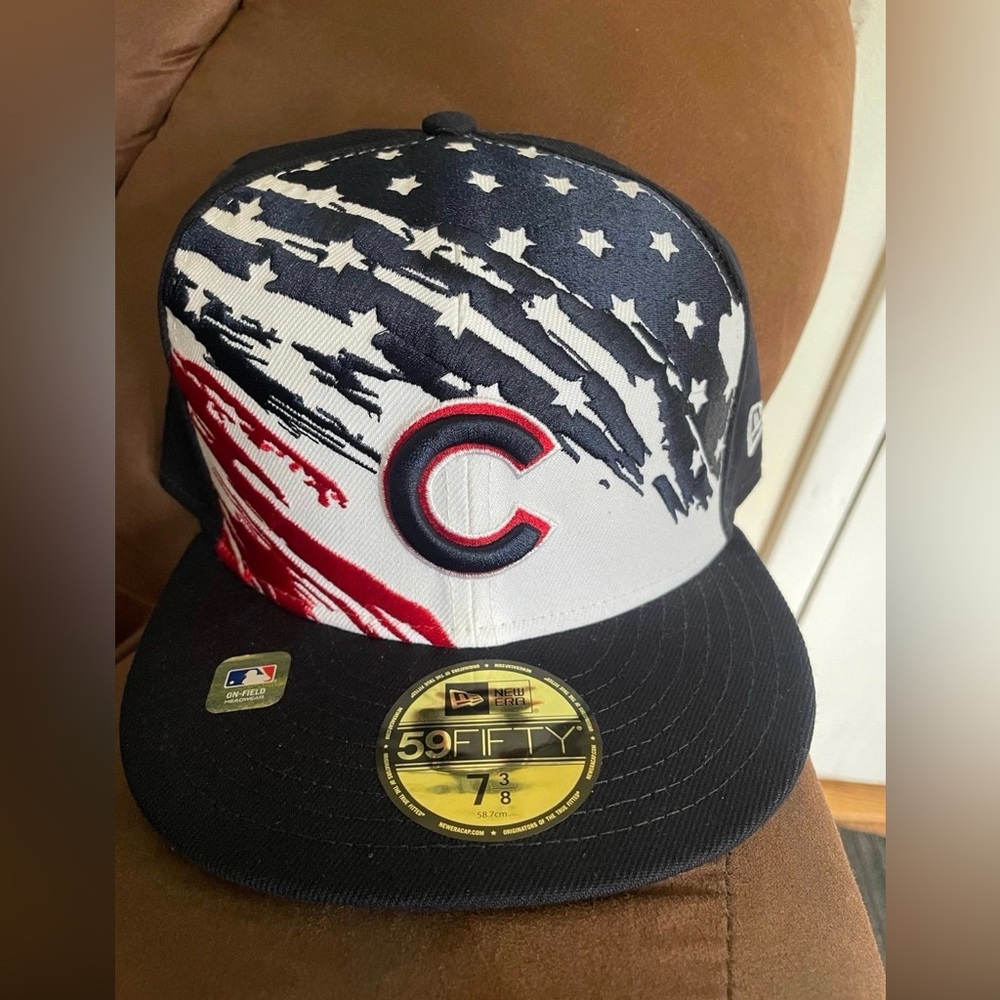 Chicago Cubs New Era MLB 4th of July Fitted hat 7 3/8